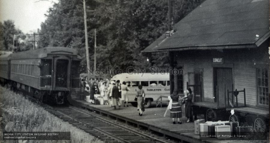 Postcard: Boston & Maine Railroad, Conicut, Vermont